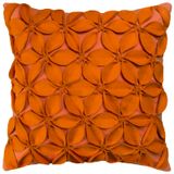 Burroughs Appliqued Cotton Throw Pillow 3