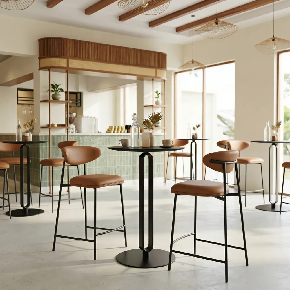 Rorun Counter Stool Brown