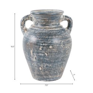 CARLINROSE BLUE VASE 10 (IN) 9
