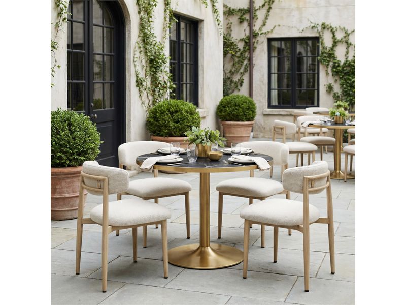 Batu Dining Table Black & Gold 7