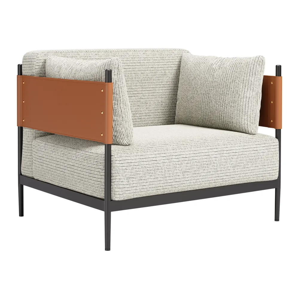 Stirbe Armchair Gray
