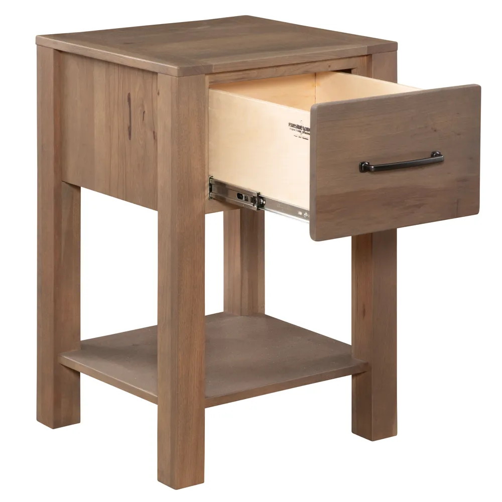 re.curated One Drawer Nightstand with Shelf - 20-inch