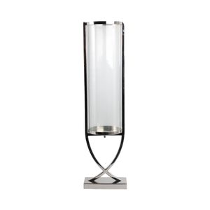 OLIVERHAVEN SILVER CANDLE HOLDER 31 (IN) 5