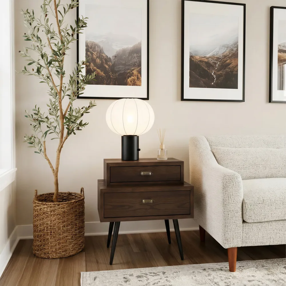 Mechy Side Table Brown
