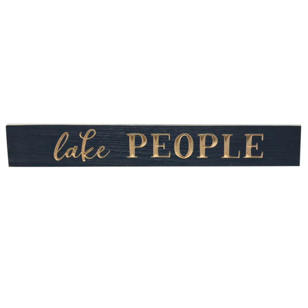 24" USA LAKE PEOPLE BARNWOOD SIGN