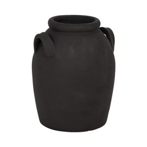 GLOVERMILL BLACK VASE 7 (IN) 4
