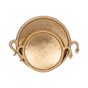 GLENNMILL SET OF 2 GOLD TRAY 2 (IN) 3