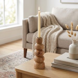 DALEYWIND BROWN CANDLE HOLDER 8 (IN) 2