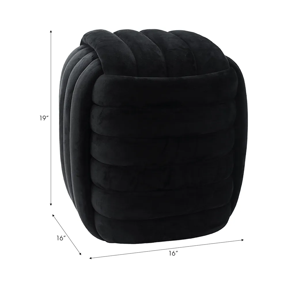 COLEOAK BLACK STOOL 19 (IN)