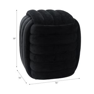 COLEOAK BLACK STOOL 19 (IN) 8