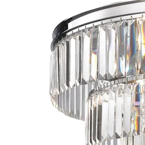 Palacial 31'' Wide 6-Light Flush Mount - Polished Chrome 3