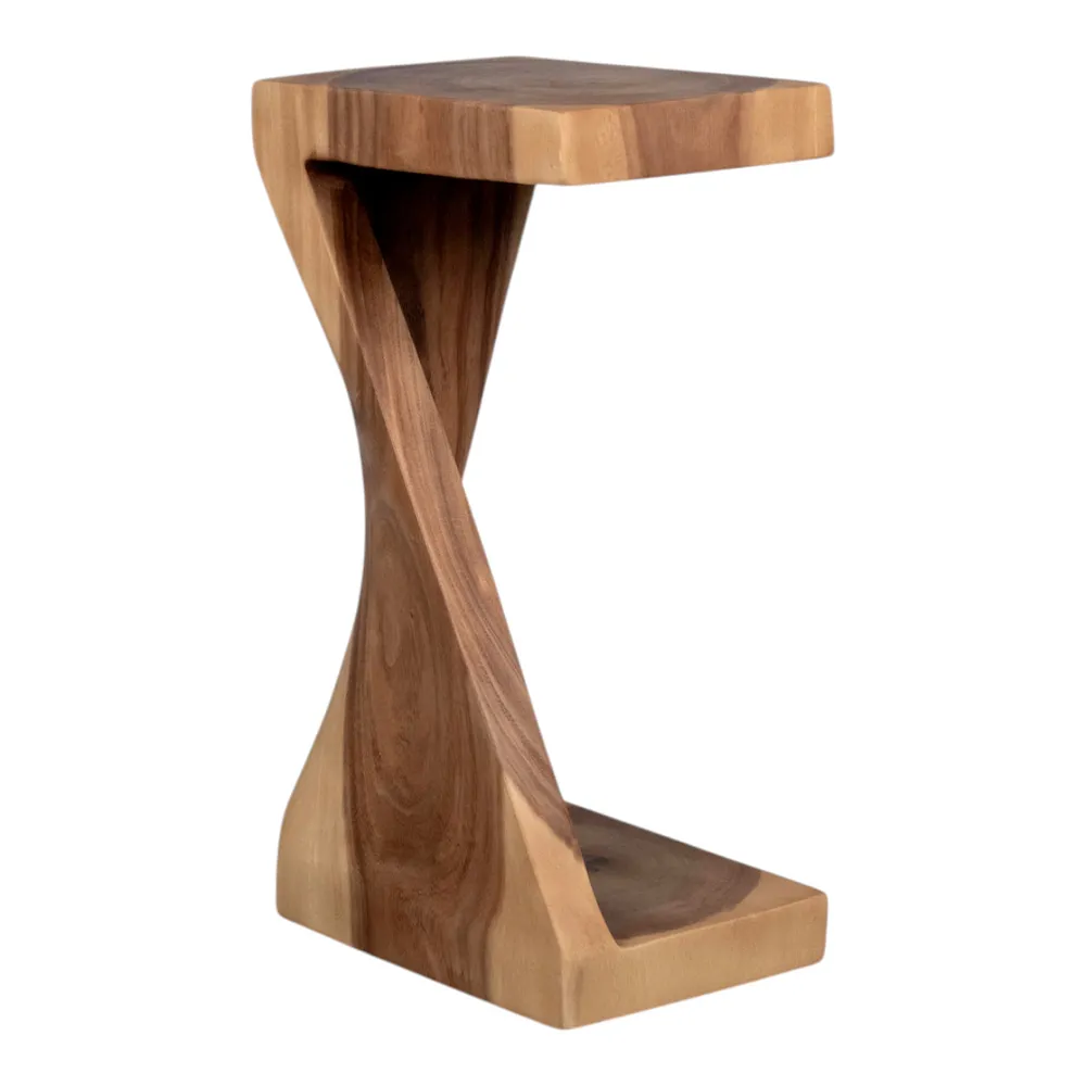 GREERCROSS BROWN TABLE 25 (IN)