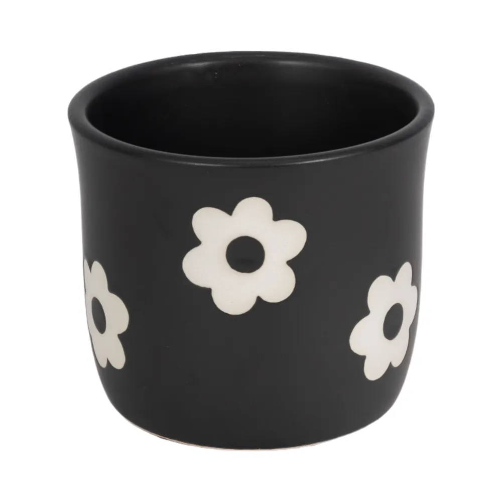 BELDENTON BLACK PLANTER 6 (IN)