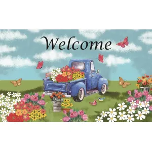 Blue Spring Truck Floor Mat 1