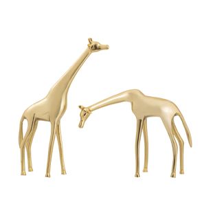 Brass Giraffe Sculpture - Small 5