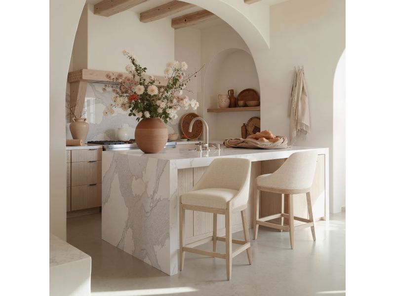 Calmo Counter Stool Beige 2