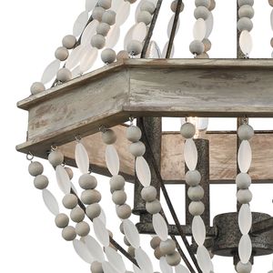 Summerton 18'' Wide 4-Light Chandelier - Washed Gray 2