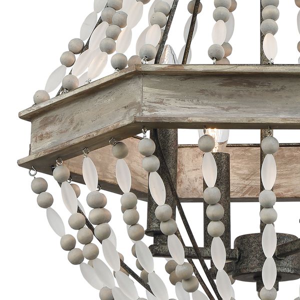 Summerton 18'' Wide 4-Light Chandelier - Washed Gray