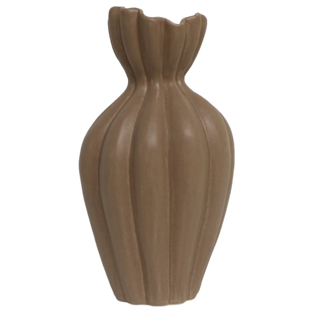 ERWINGROVE BROWN VASE 14 (IN)