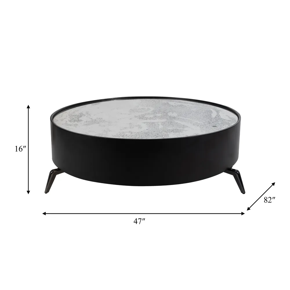 HOLLYMILL BLACK COFFEE TABLE 16 (IN)