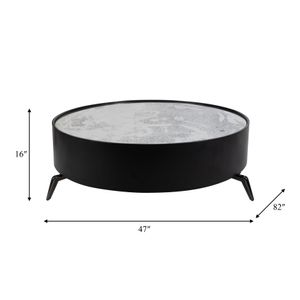 HOLLYMILL BLACK COFFEE TABLE 16 (IN) 8