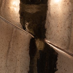 NASHCLIFF BRONZE GLASS VASE 19 (IN) 6