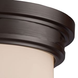 Noor 13'' Wide 2-Light Flush Mount - Oiled Bronze 5
