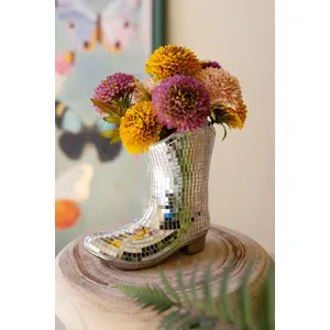 Ceramic Disco Boot Vase 3