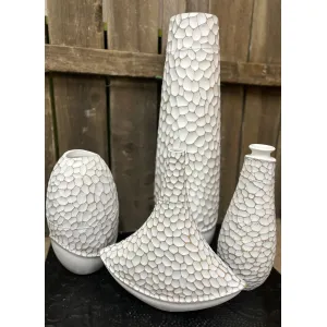 Ridged Vase 12in 2