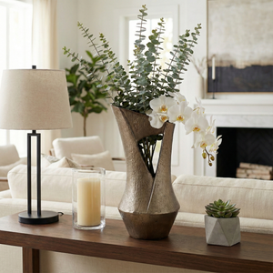 BRADENFIELD GRAY VASE 16 (IN) 13