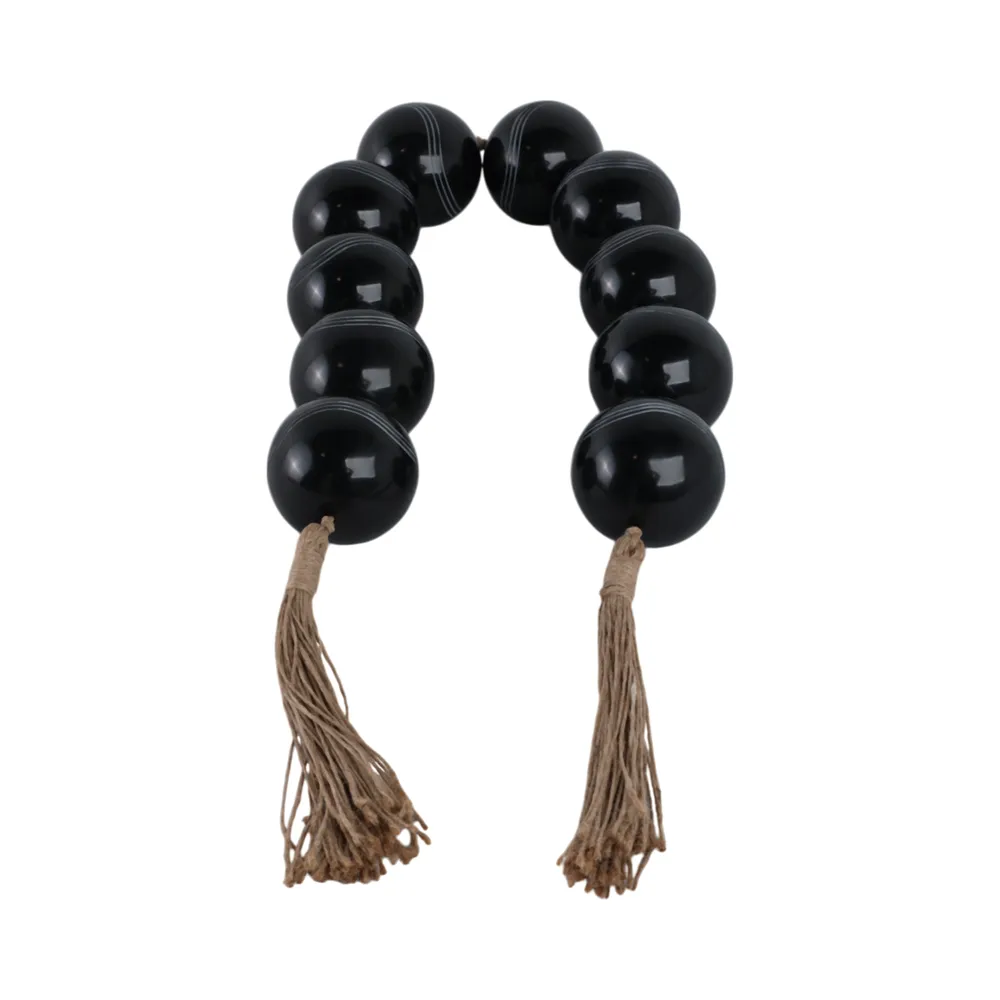 GORDONSTONE BLACK BEAD 3 (IN)