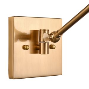 East Point 14.5'' High 1-Light Swingarm Sconce - Satin Brass 6