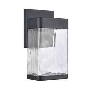 Cornice 9.75'' High Integrated LED Outdoor Sconce - Charcoal Black 2