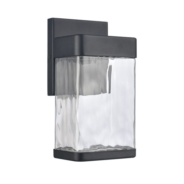 Cornice 9.75'' High Integrated LED Outdoor Sconce - Charcoal Black