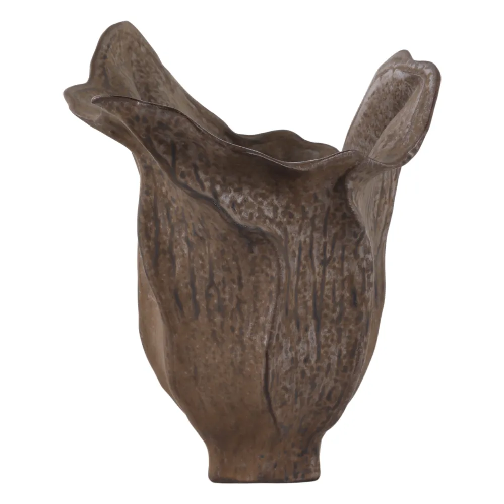 EWINGLAND BROWN VASE 13 (IN)