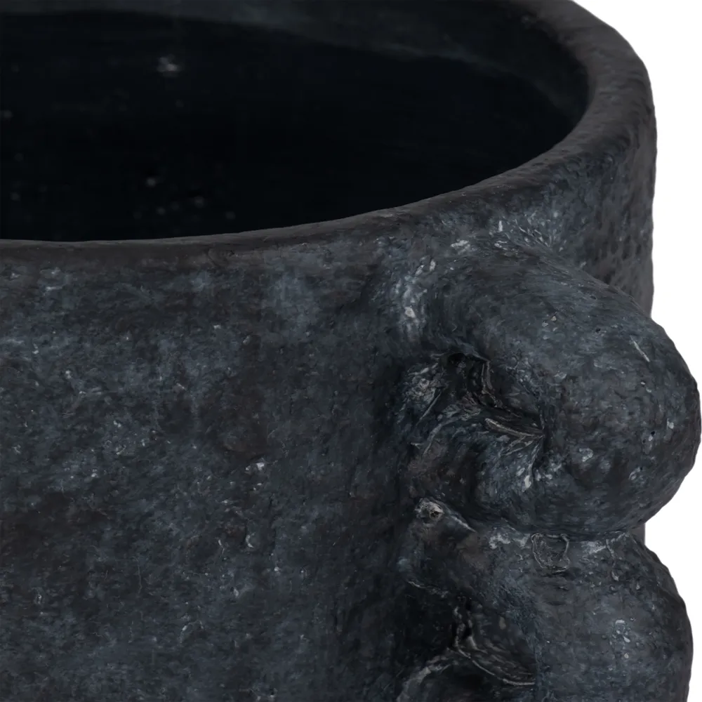 ARLOWHAVEN BLACK PLANTER 7 (IN)