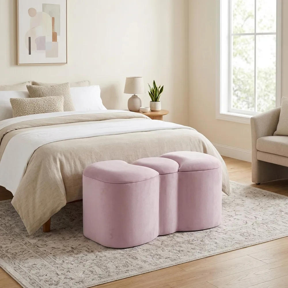 STONEGROVE PINK BENCH 17 (IN)