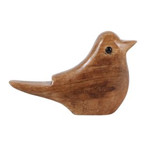 6X4" WOOD BIRD, NATURAL 1