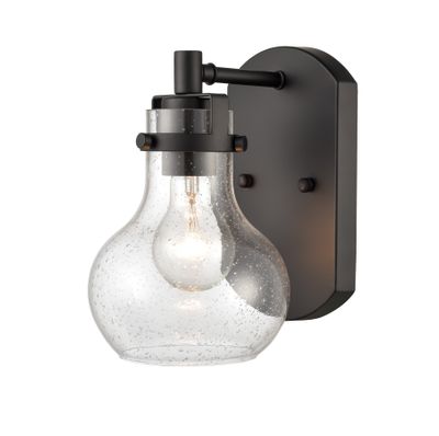 Salamanca 5.5″ Wide 1-Light Vanity Light - Matte Black