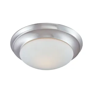 Fluor 14.25'' Wide 2-Light Flush Mount - Brushed Nickel 1