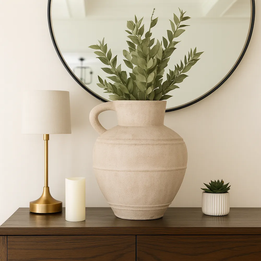DAMIENPORT IVORY VASE 22 (IN)