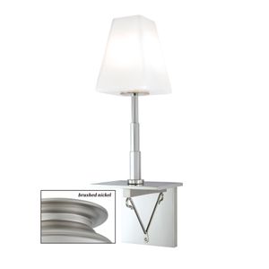 Metro 22'' High 1-Light Sconce - Brushed Nickel 1