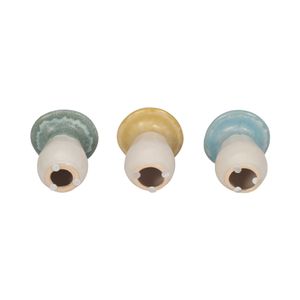 BRENTON SET OF 3 YELLOW DECOR 6 (IN) 8
