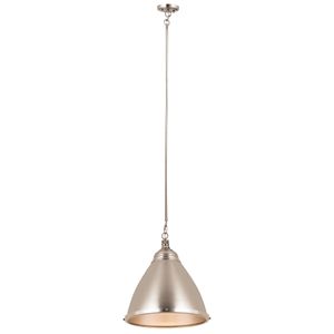 Katelyn 15'' Wide 1-Light Pendant - Brushed Steel 1