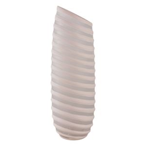 SAMSONWICK IVORY GLASS VASE 18 (IN) 4