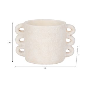 ARLOWHAVEN WHITE PLANTER 7 (IN) 8