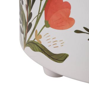 BRYNHAM SET OF 3 RED PLANTER 11 (IN) 7