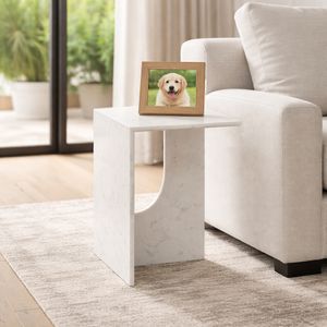 JENSENSIDE WHITE TABLE 20 (IN) 10