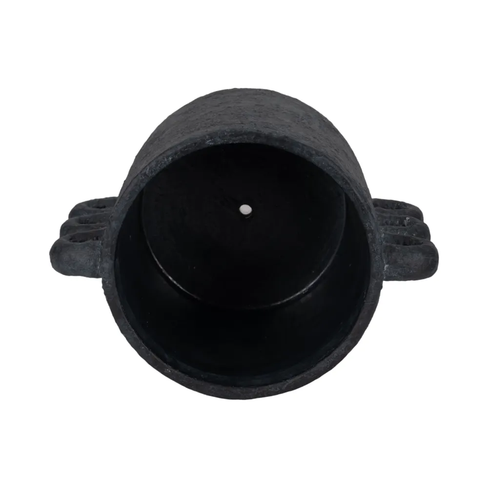 ARLOWHAVEN BLACK PLANTER 8 (IN)