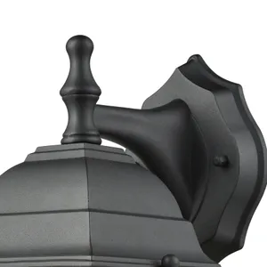 Whitby 12'' High 1-Light Outdoor Sconce - Satin Black 3